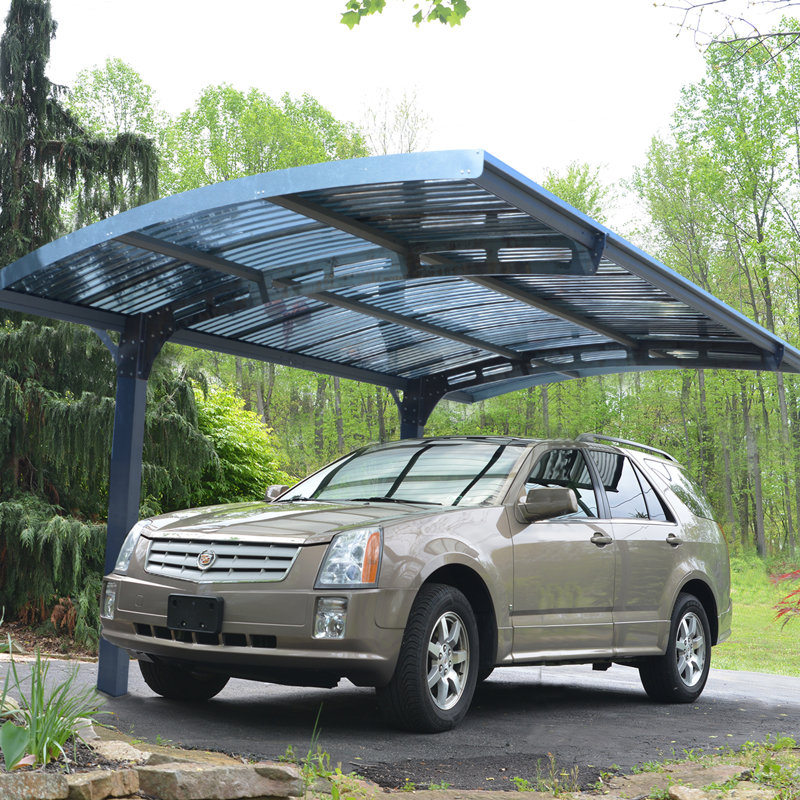 Palram Arizona Wave 5000 16 Ft X 10 Ft Carport Wayfair