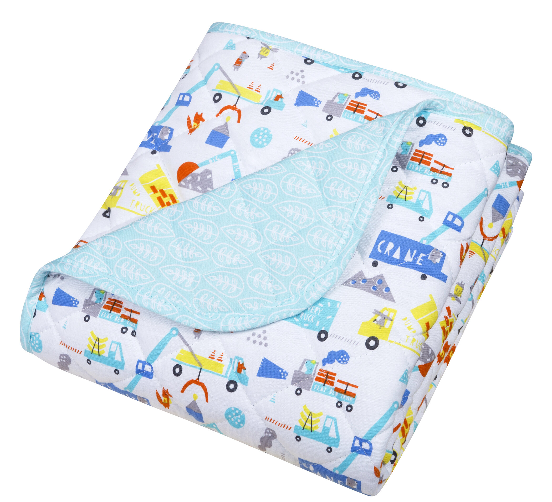 Harriet Bee Melo Digger Reversible Jersey Crib Quilt Wayfair