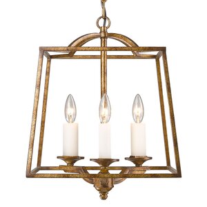 Senter 3-Light Metal Foyer Pendant