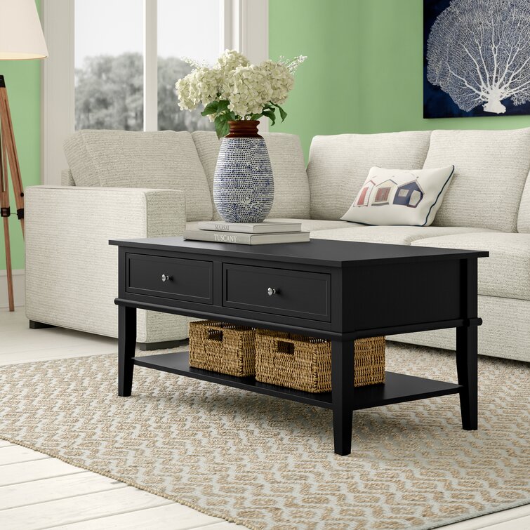 coffee table with storage wayfair