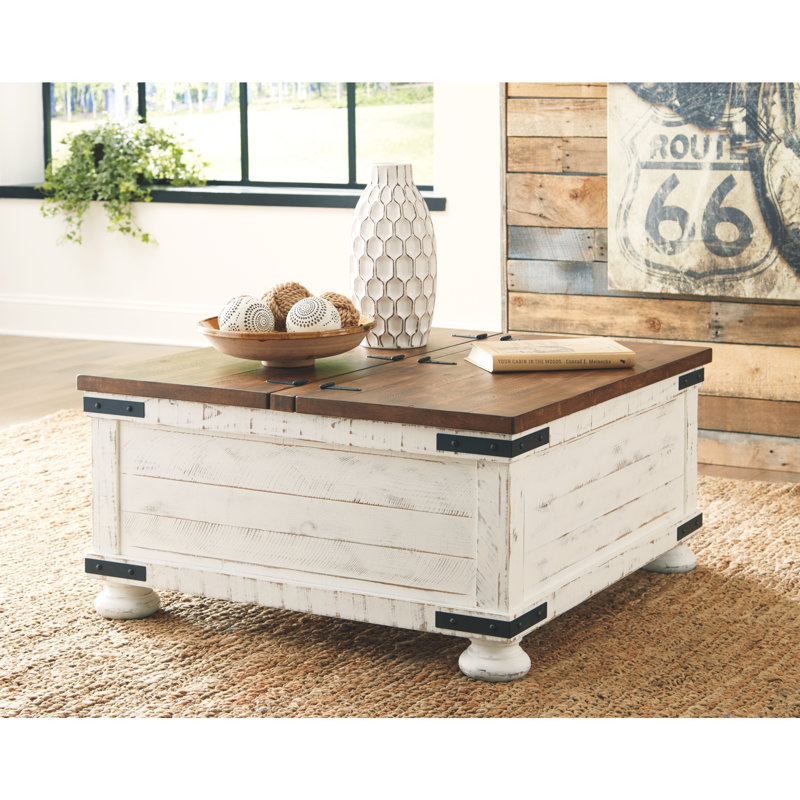 Gracie Oaks Bromsgrove Coffee Table With Storage Wayfair