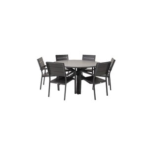 Akia 6 Seater Dining Set By Sol 72 Outdoor