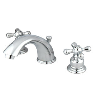 Magellan Double Handle Widespread Bathroom Faucet with ABS Pop-Up Drain