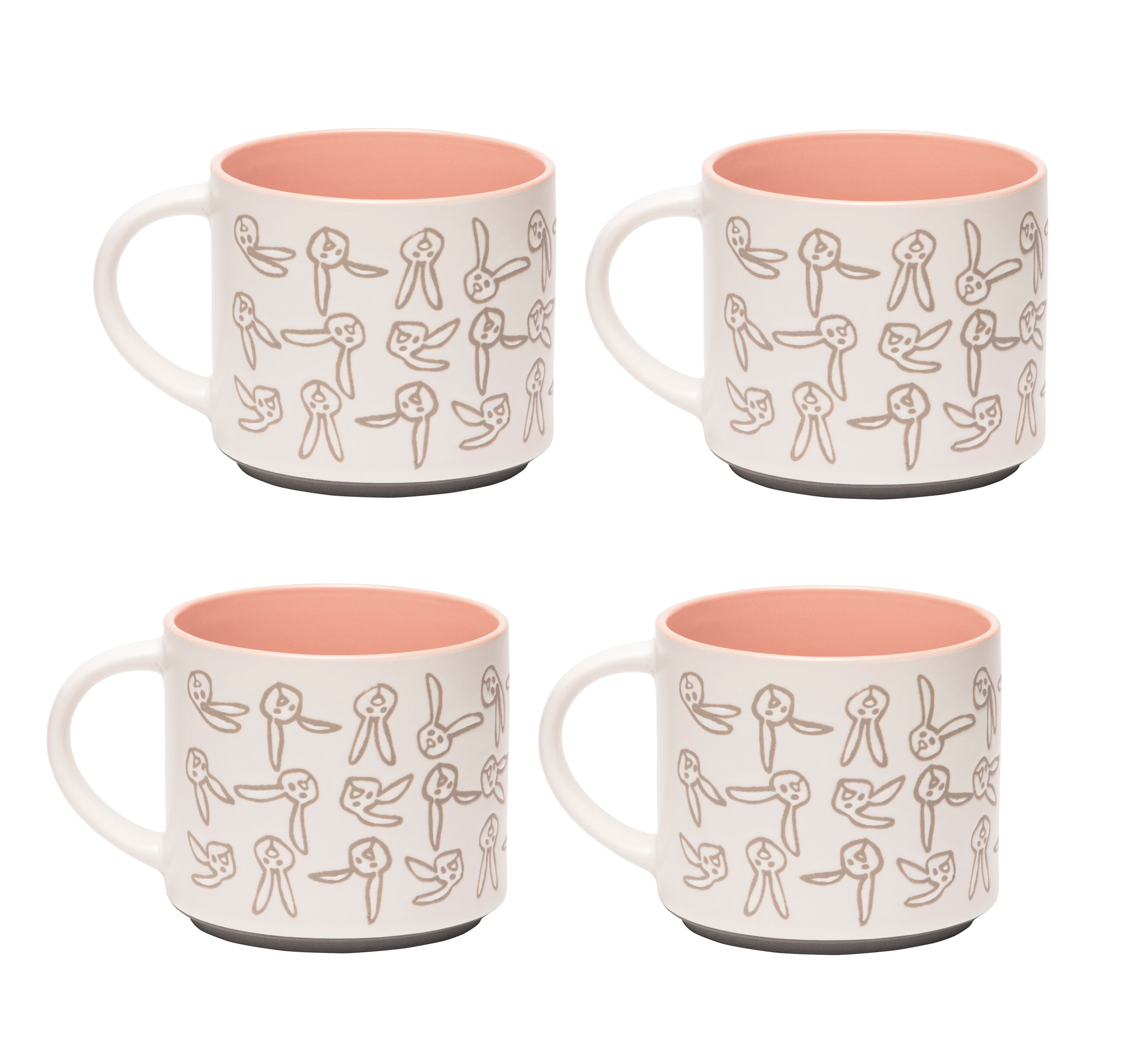 bunny pop out mugs