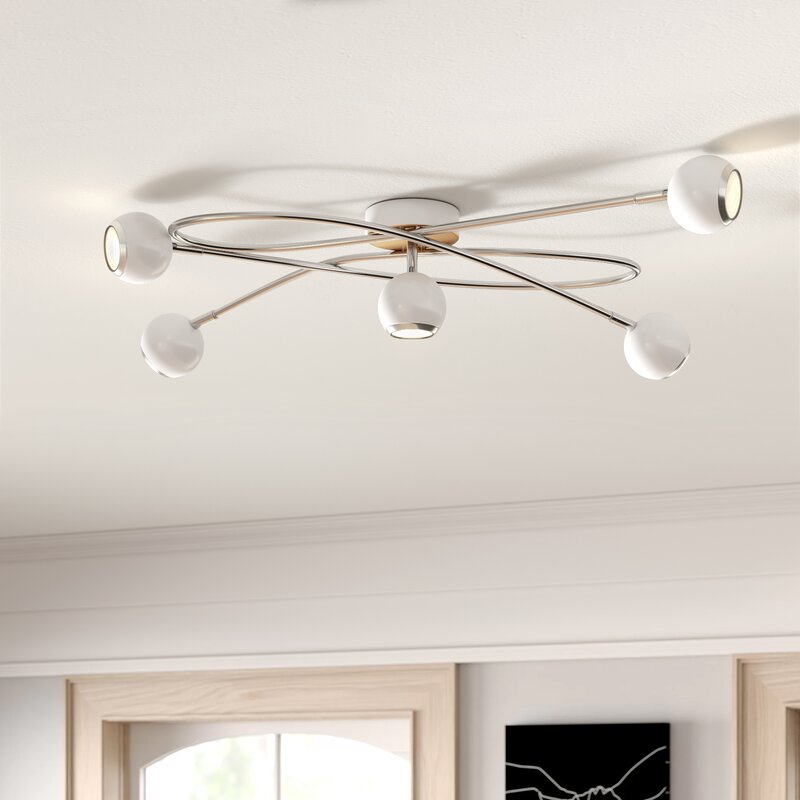 Zipcode Design Destinee 5-Light Ceiling Spotlight ...