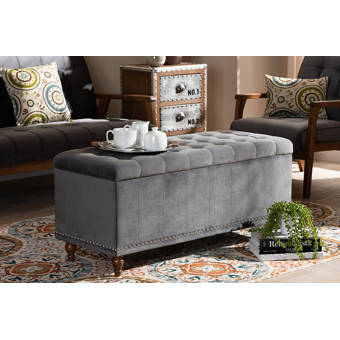 Alcott Hill Henslee Storage Ottoman Wayfair