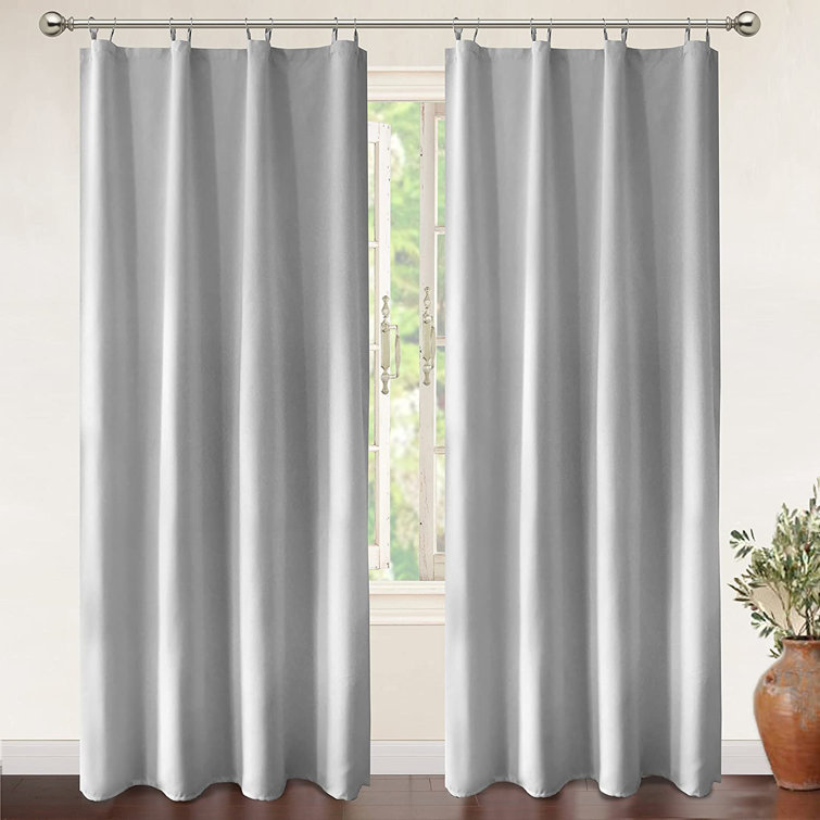 DriftAway Solid Blackout Thermal Curtain Panel Liner & Reviews Wayfair