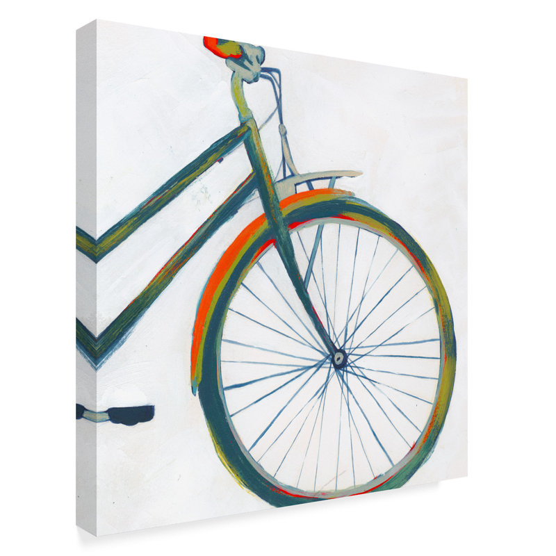 East Urban Home Bicycle Diptych Ii Acrylic Painting Print On