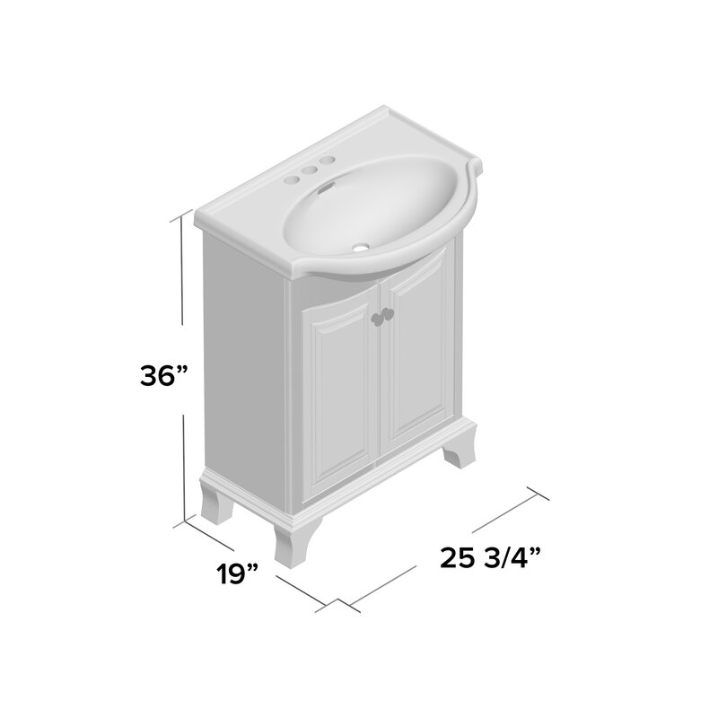 Beachcrest Home Orrick 26 Single Bathroom Vanity Set Reviews Wayfair