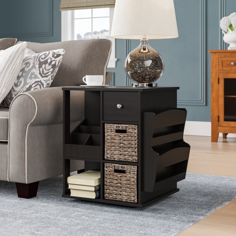 Highland Dunes Albia 3 Drawer End Table Reviews Wayfair