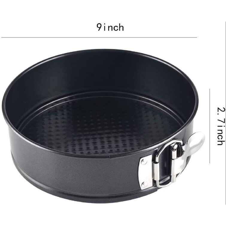 9 Inch Non-Stick Spring Form Cake Pan Leakproof Round Bread Mold Baking Tray 
