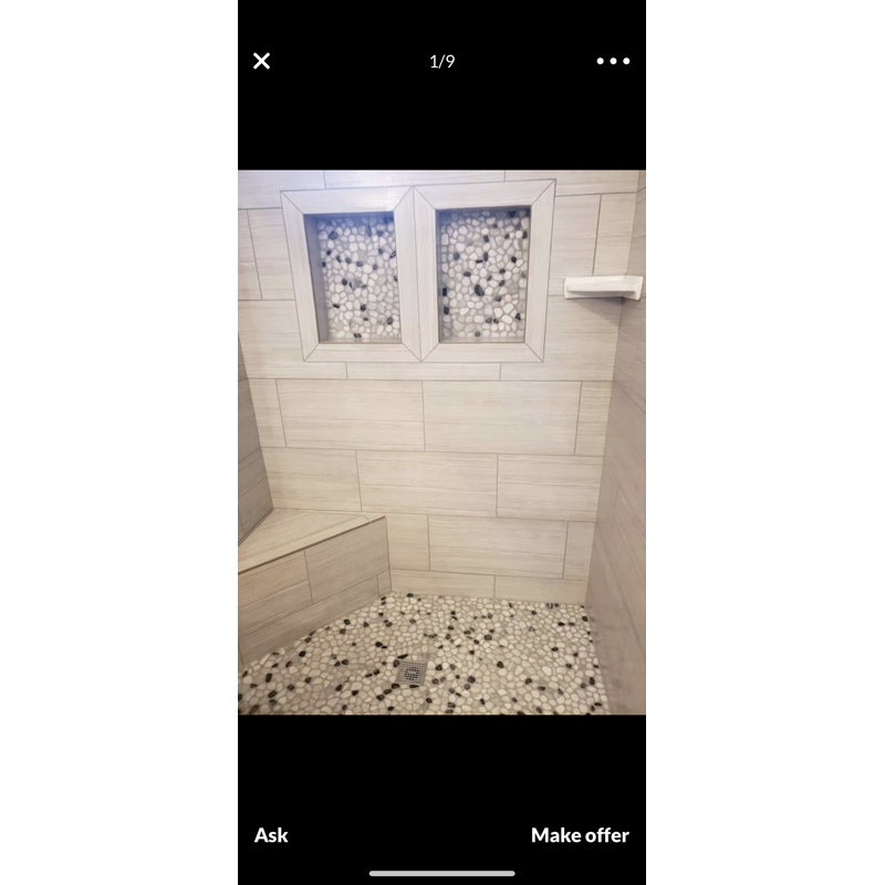 Fustone Orion 12 X 12 Natural Stone Pebbles Mosaic Wall Floor Tile Reviews Wayfair