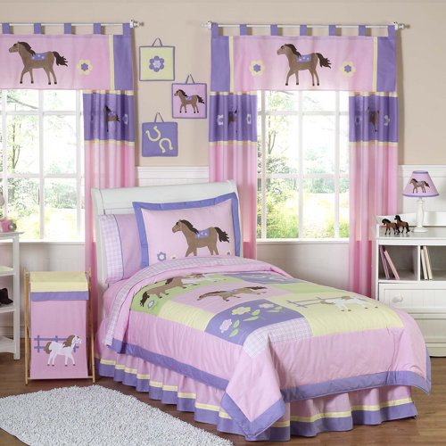 Sweet Jojo Designs Pony 3 Piece Full Queen Comforter Set Reviews