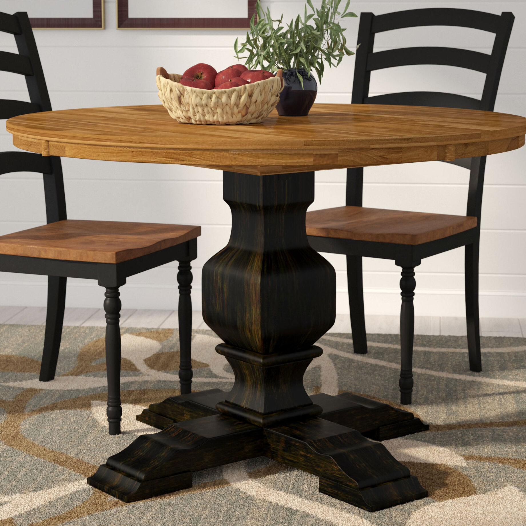 Fortville Solid Wood Dining Table Reviews Birch Lane