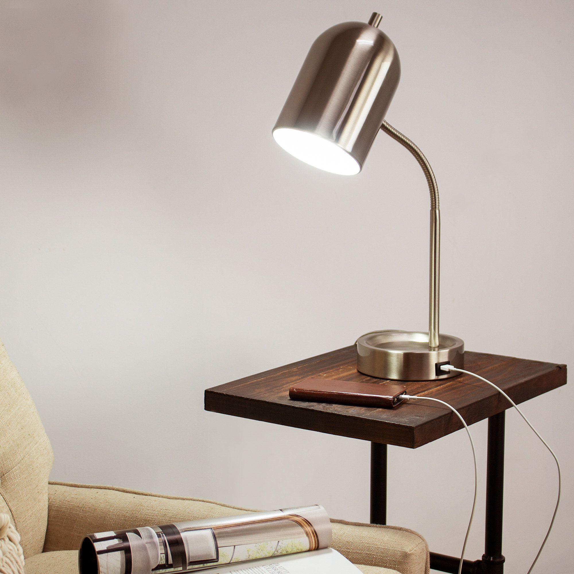 Orren Ellis Antigo Metal 21 Desk Lamp Wayfair Orren Ellis Antigo Metal 21 Desk Lamp