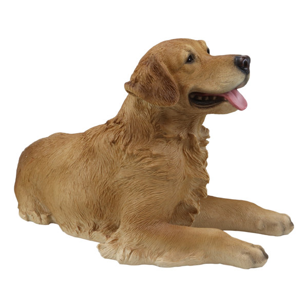 Adorable Praying Realistic Golden Retriever Puppy Dog Garden Statue Statues Lawn Ornaments Home Garden Maadesfahan Ir