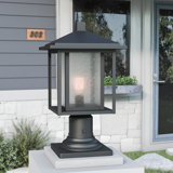 Outdoor Column Mount Light Wayfair Outdoor Column Mount Light Wayfair