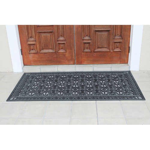 A1 Home Collections Llc First Impression Rubber Paisley 72 In X
