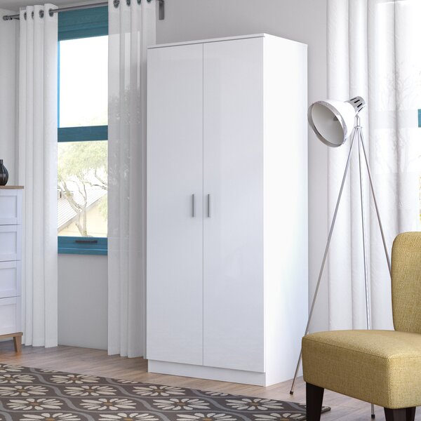 White High Gloss Wardrobes Wayfair Co Uk