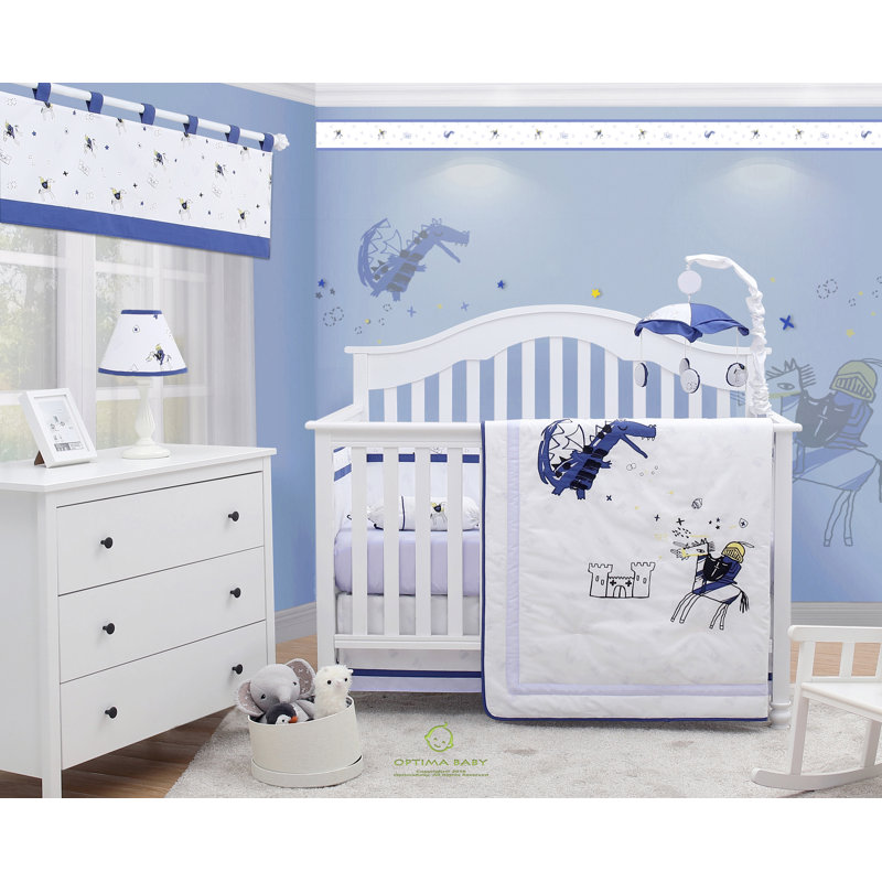 Zoomie Kids Raynor Prince Charming Knight Dragon Baby Nursery 5