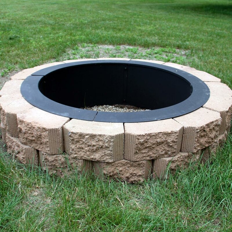 Freeport Park Hazen Heavy Duty Fire Pit Rim Reviews Wayfair