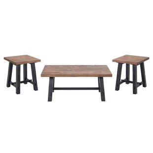 3 Piece Coffee Table Set by Steelside™