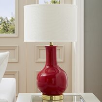 red table lamp sets