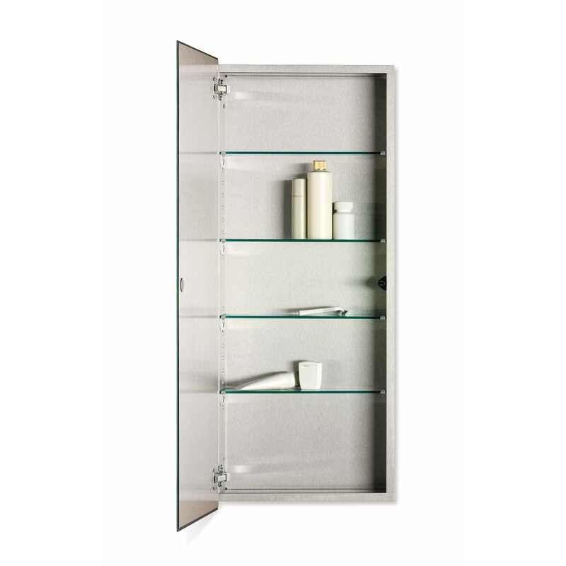 Rebrilliant Jermaine 15 X 36 Recessed Medicine Cabinet Reviews Wayfair