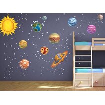 Wall Poster Nébuleuse Star Gazing Espace Planètes lune terre Decal 3D Art Sticke B010