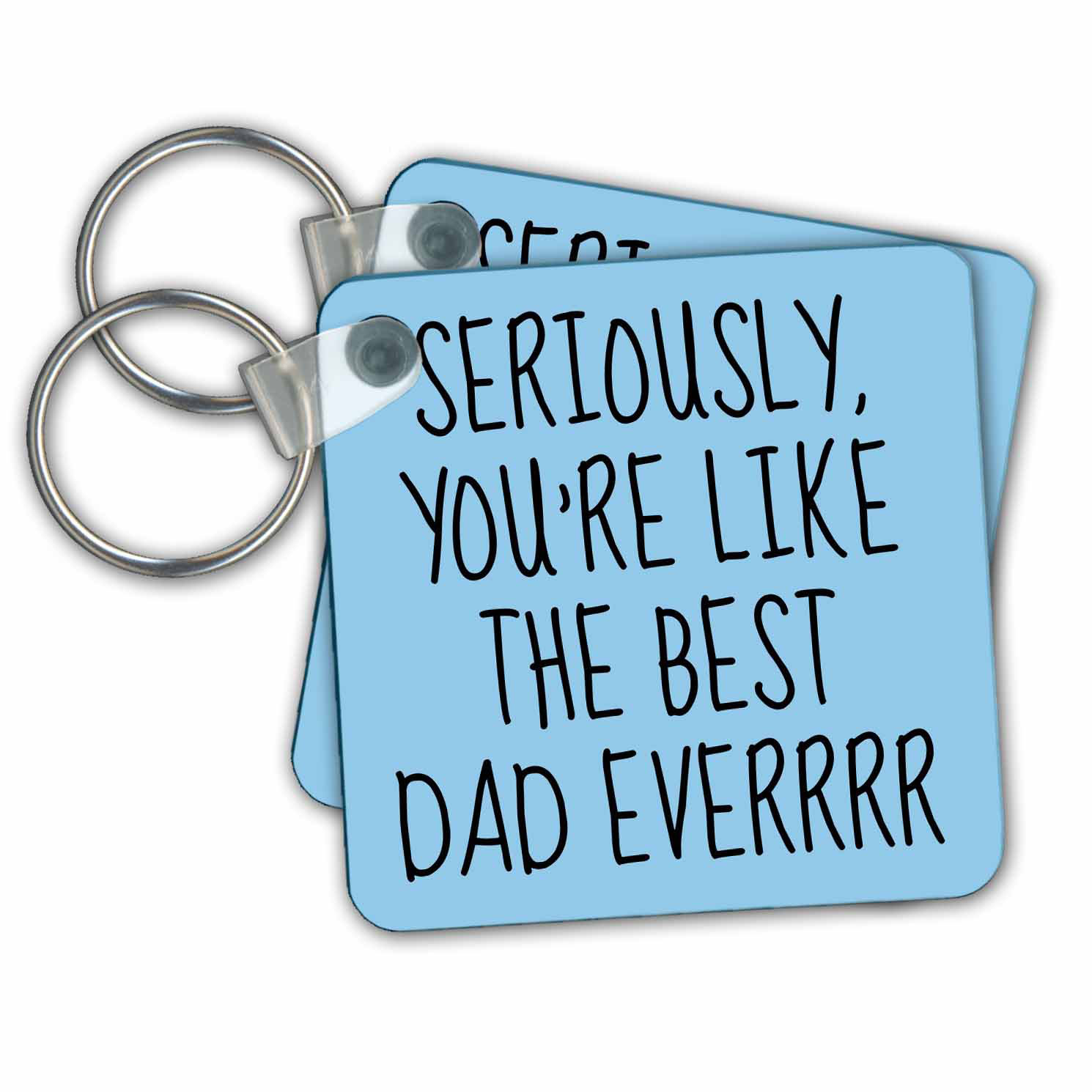 best dad ever keychain