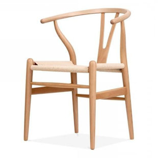 Bynum Mid-Century Solid Wood Dining Chair by Bungalow Rose Cheap