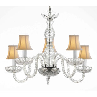 Go to store & view more images Bowerville 5-Light Shaded Chandelier by Rosdorf Park
