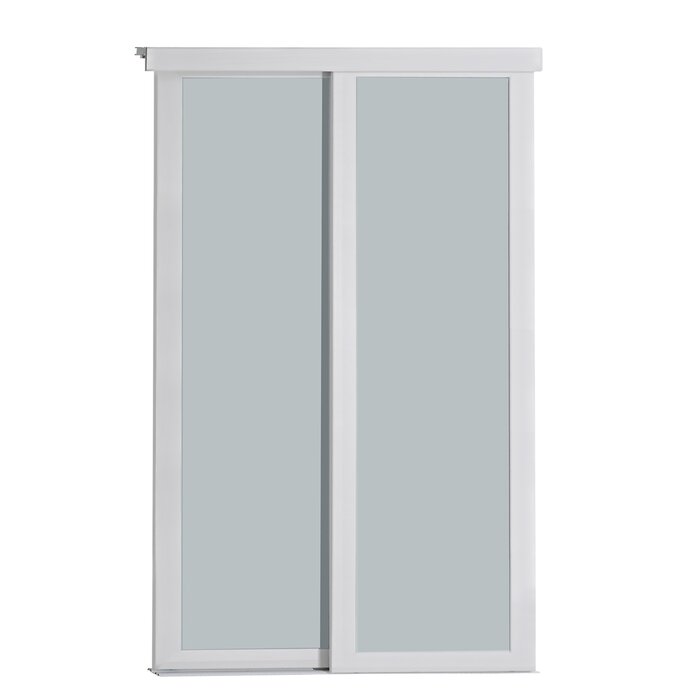 Paneled Wood And Pvc Vinyl Sliding Closet Doors