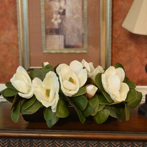 Low Silk Magnolia Centerpiece