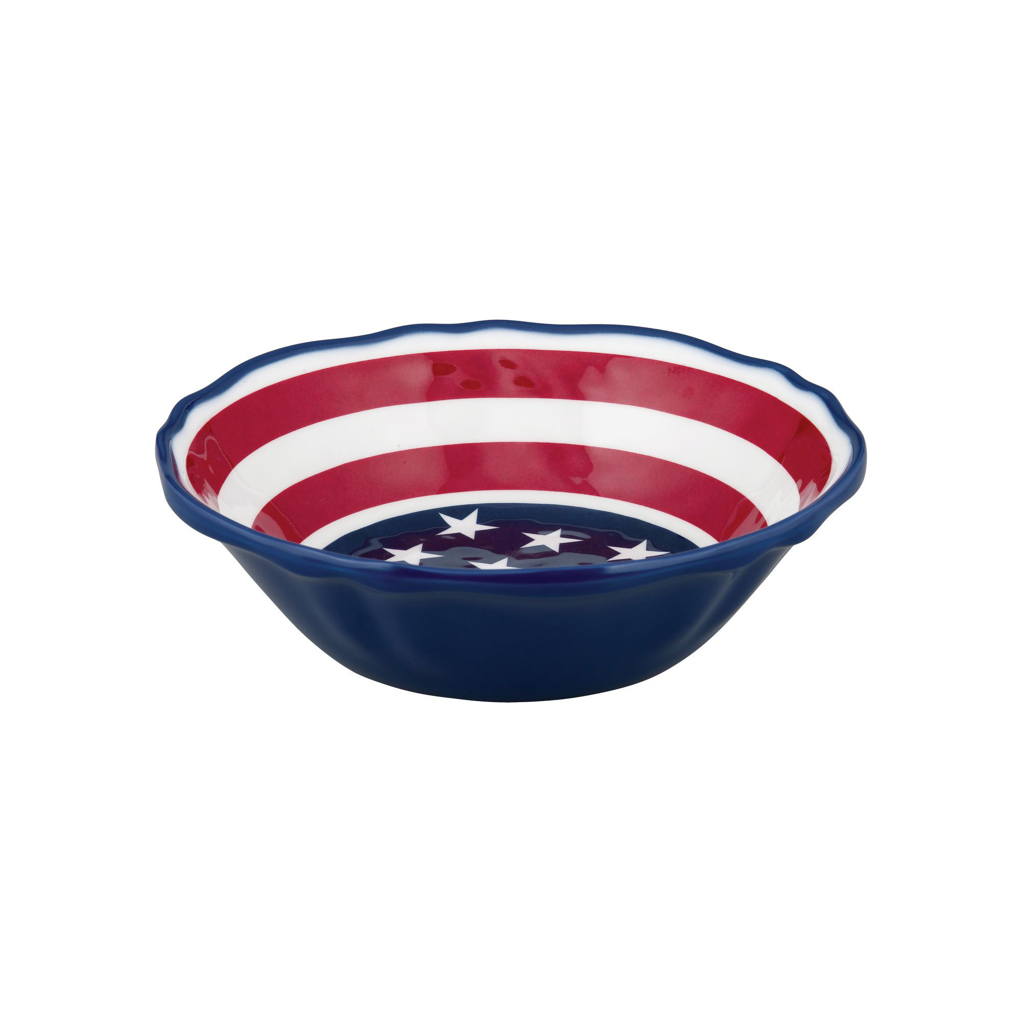 The Holiday Aisle Olean American Flag Melamine Salad Bowl Wayfair Olean American Flag Melamine Salad Bowl