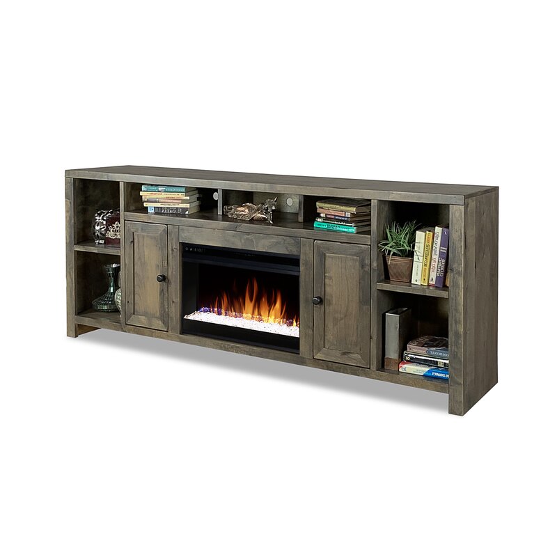 Columbia TV Stand for TVs up to 88 inches with Fireplace ...