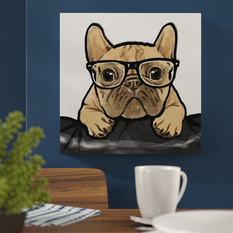 Oliver Gal Oliver Gal Nerdy Frenchman by Art Remedy