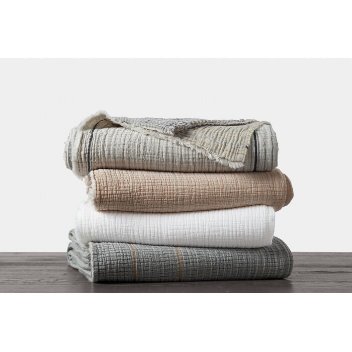 Coyuchi Topanga Cotton Blanket | Wayfair