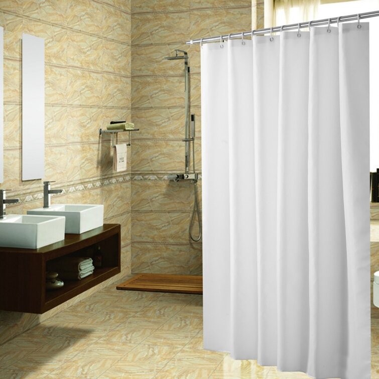 Thickening Waterproof Polyester Shower Curtain Environmental Protection Material 