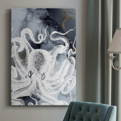Octopus Ink II Premium Gallery Wrapped Canvas - Ready To Hang