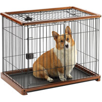 54 inch dog crate with floor pan