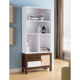 Palm Modern Contemporary Design Display Standard Bookcase by Wrought Studio