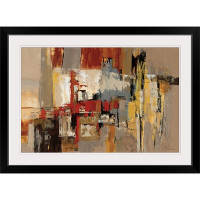 'Melody for Guitar and Sax' by Aniessa Painting Print