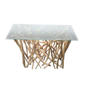 Go to store & view more images Union Rustic Adriano Root Dining Table