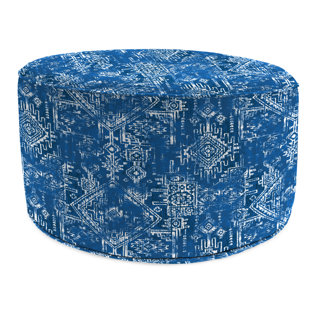 Go to store & view more images Abadie Bead Fill Pouf Ottoman with Cushion by Wrought Studio