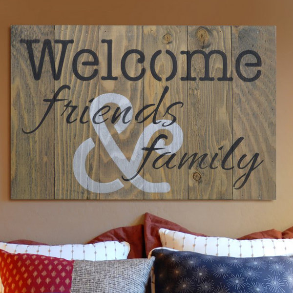Family Wood Sign Wayfair