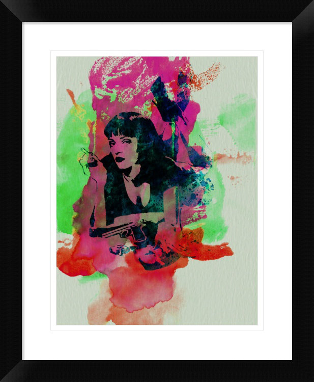 Naxart Mia Wallace Pulp Fiction Framed Graphic Art Print Wayfair
