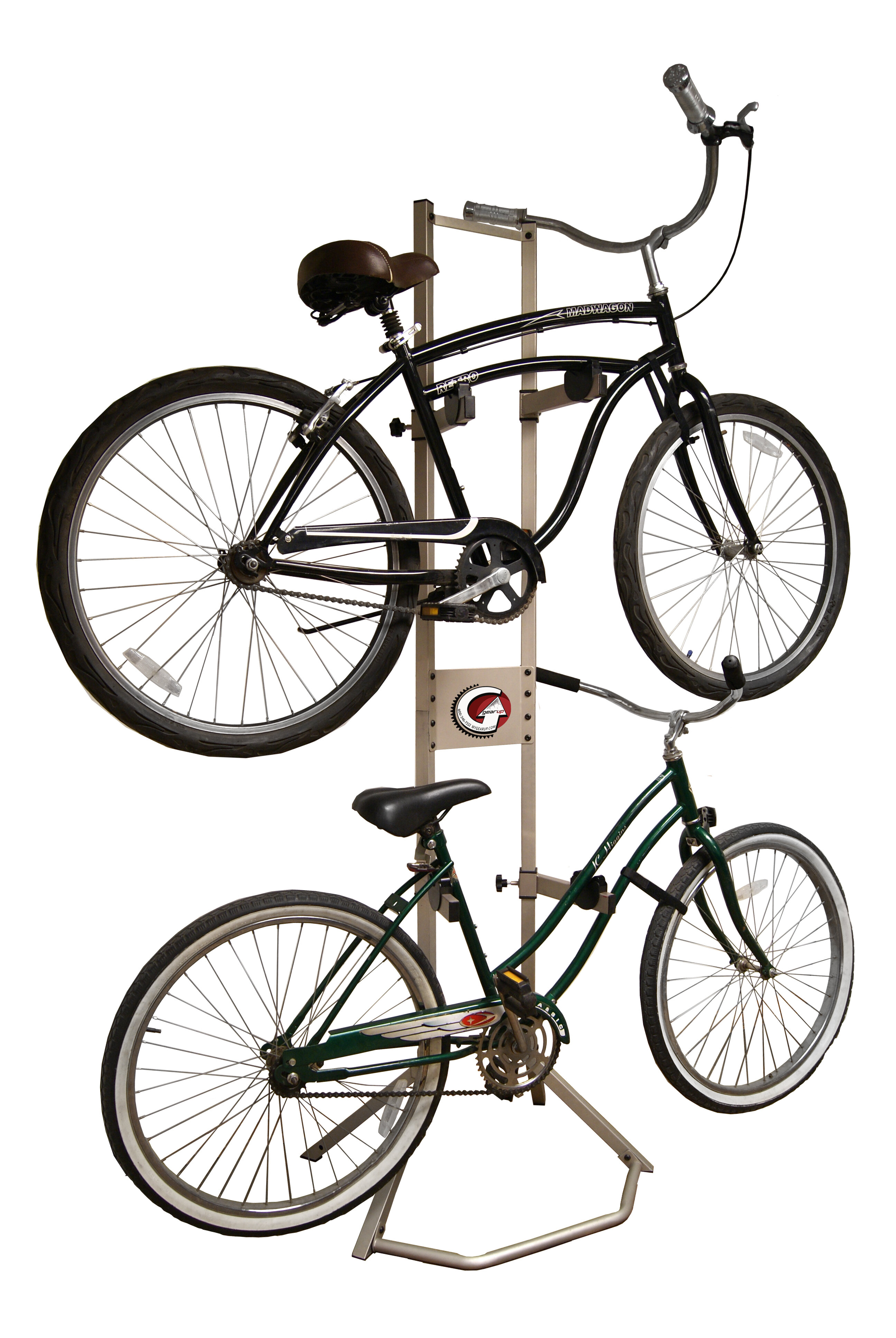 2 bike standing rack