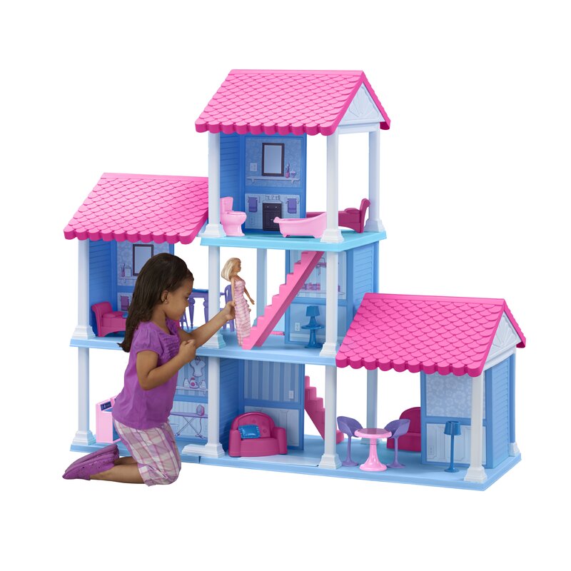 large plastic dollhouse