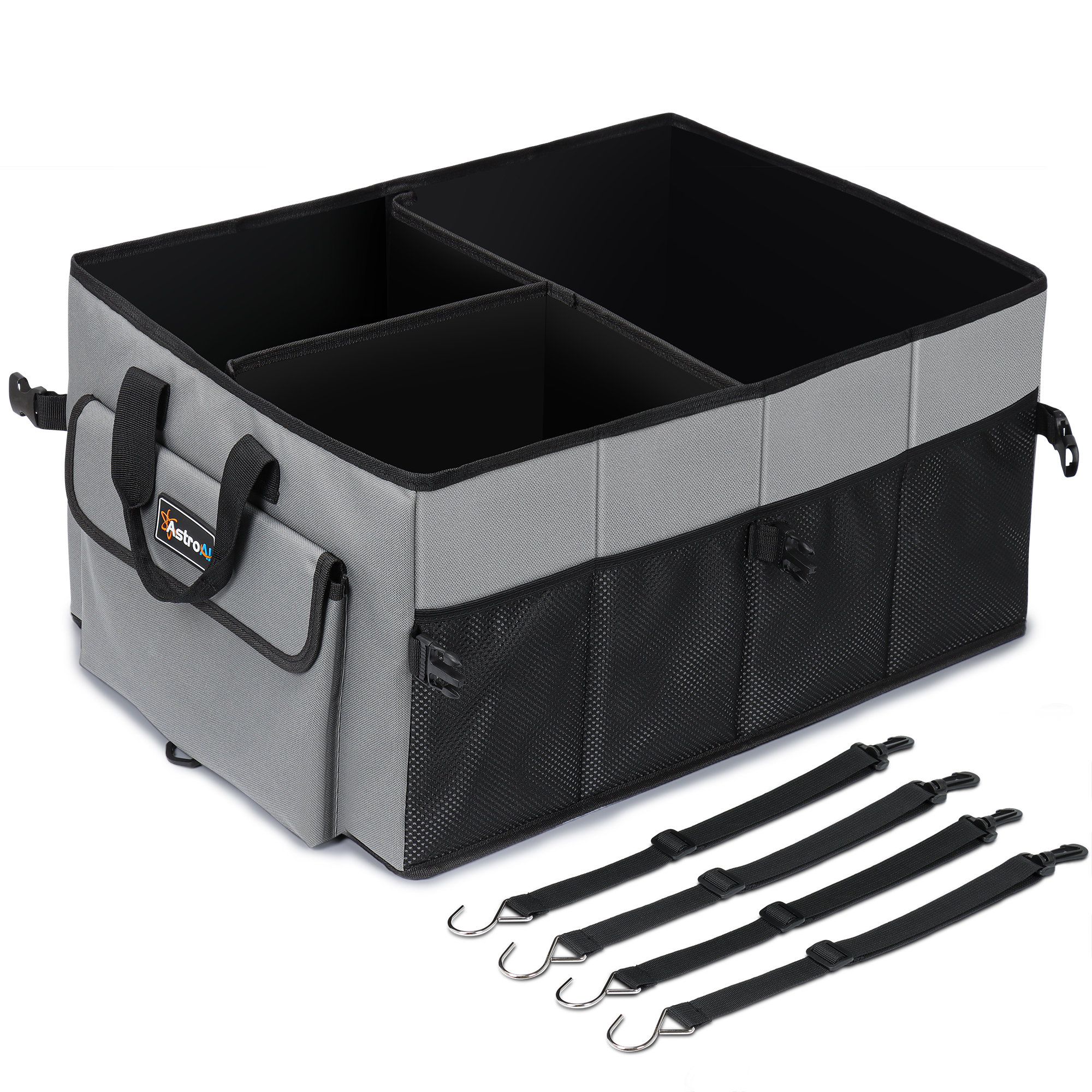 Astroai Car Trunk Organizer For SUV Car Storage Organizer Truck Bed Organizer Collapsible